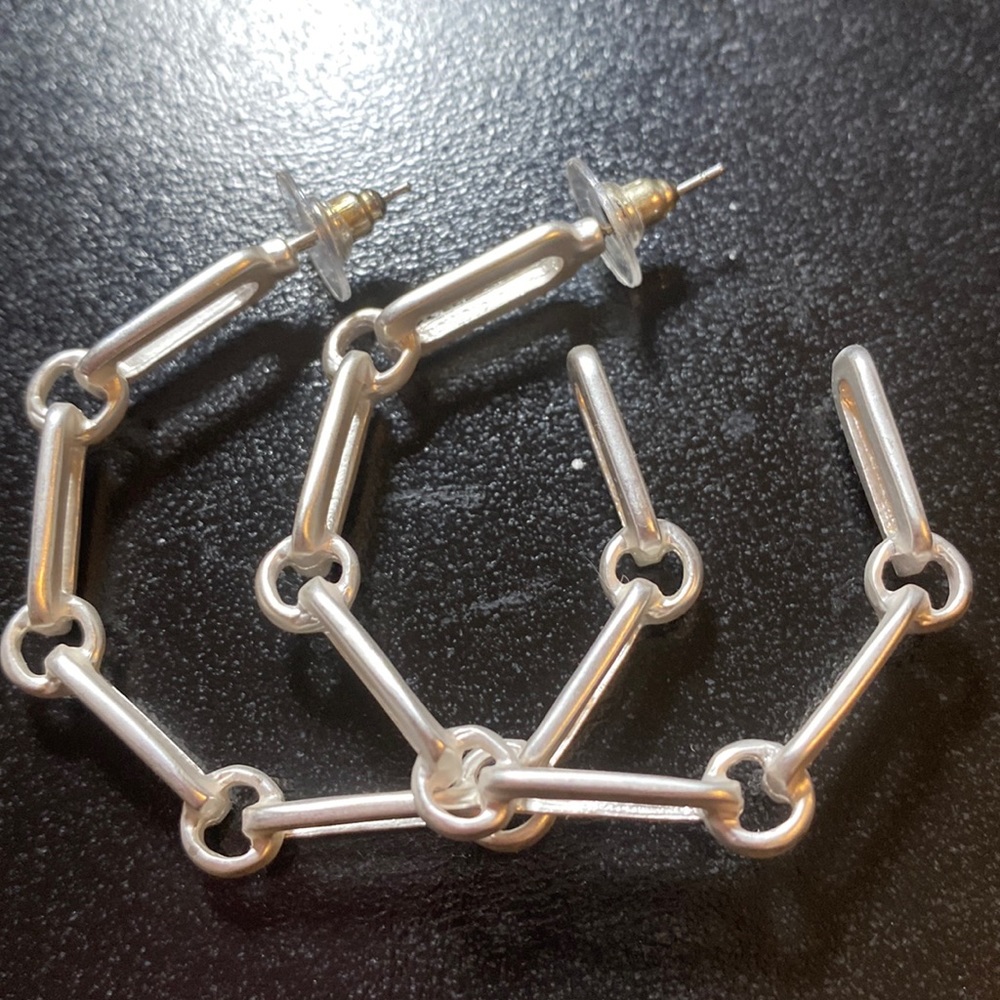 Paperclip earrings